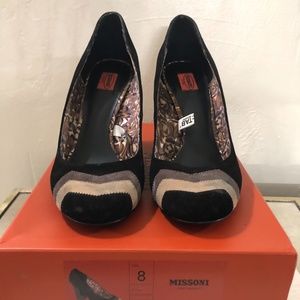 Missoni for Target Suede Chevron Pump Size 8
